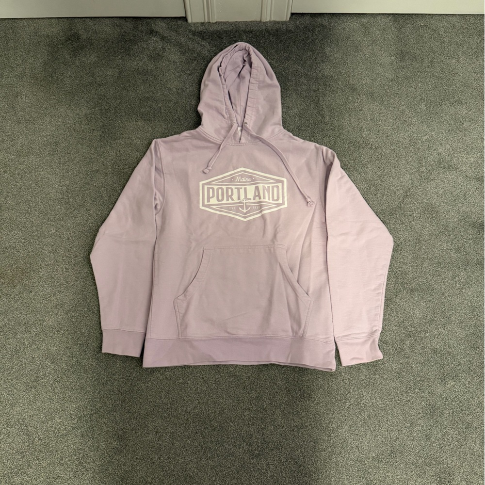 Lavender Hoodie with Portland Logo